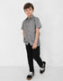 KIDS RADEN SHORT SLEEVE SHIRT (GREY)